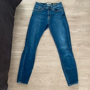 7 for all mankind b(air) skinny ankle high rise